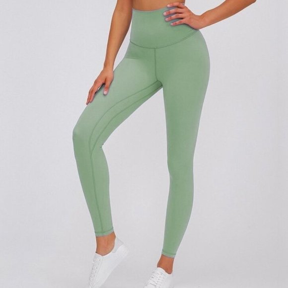 Womens High Waisted Seamless Leggings Yoga Pants - Picture 1 of 3